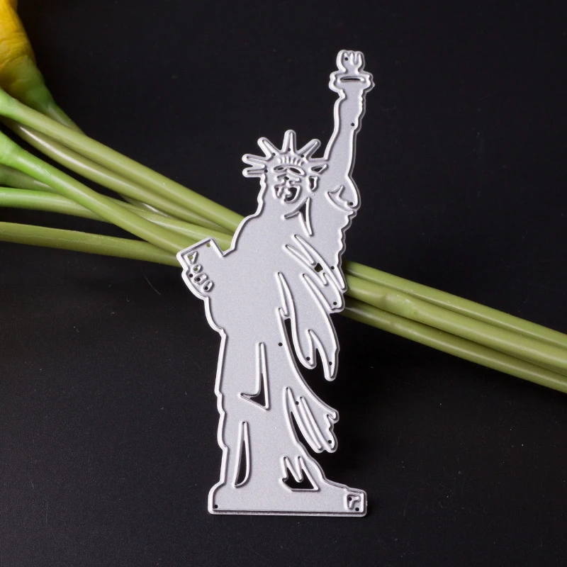  ABOOM New 1PC United Statue Of Liberty Die Cut Scrapbooking Decorative Craft Paper Cutting Dies Inv - 32835826963