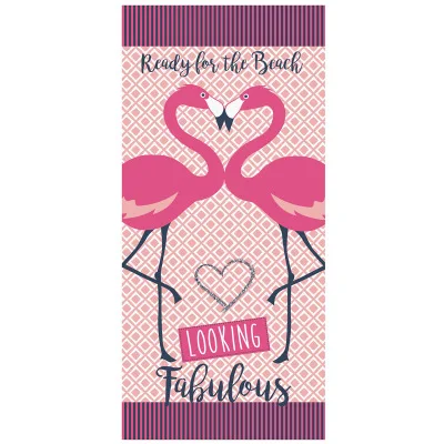 

2018 New Flamingo Printed Large Men Women Summer Beach Towels Microfiber Bath Towel Camping Yoga Towels Bathroom