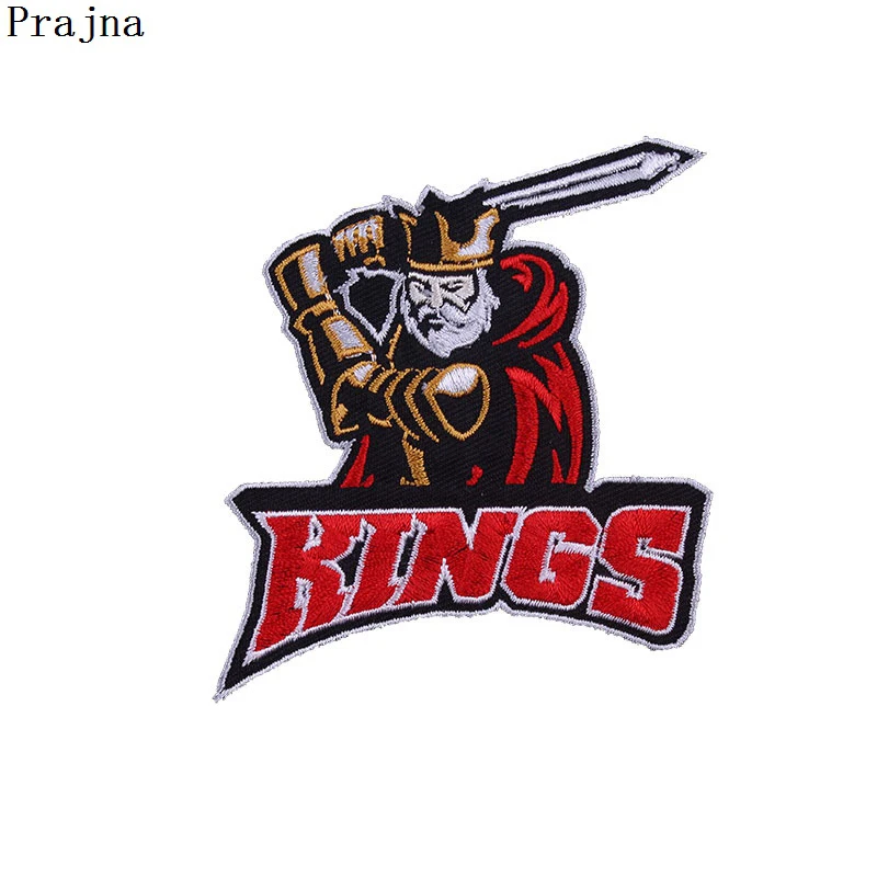 

Prajna Spartacus Dota Iron On Patches For Clothing Sparta Newbee Embriodered Patch DIY Decor Sticker For T-shirt Jacket Ornament