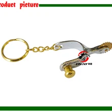 Цинковое кольцо с изображением лошади snaffle бит брелок, с уплотнительным кольцом. серебряный цвет(SK008