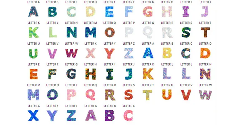 Us 3100 Colore Della Miscela Forma Op05 Op17 Opale Iniziale Lettera Di Colore Blu E Bianco Opale Sintetico Capitale Lettera Di Vendita Calda In