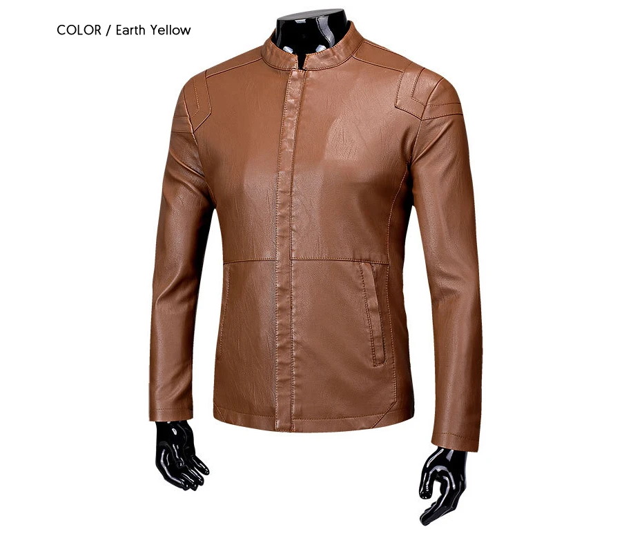 men leather coat