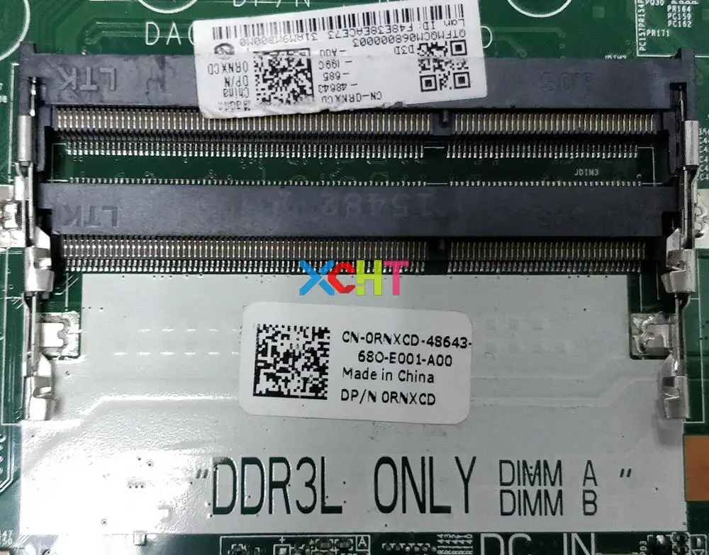 Для Dell Inspiron 7557 RNXCD 0 RNXCD CN-0RNXCD w i7-4720HQ cpu DA0AM9MB8D0 Материнская плата ноутбука протестирована