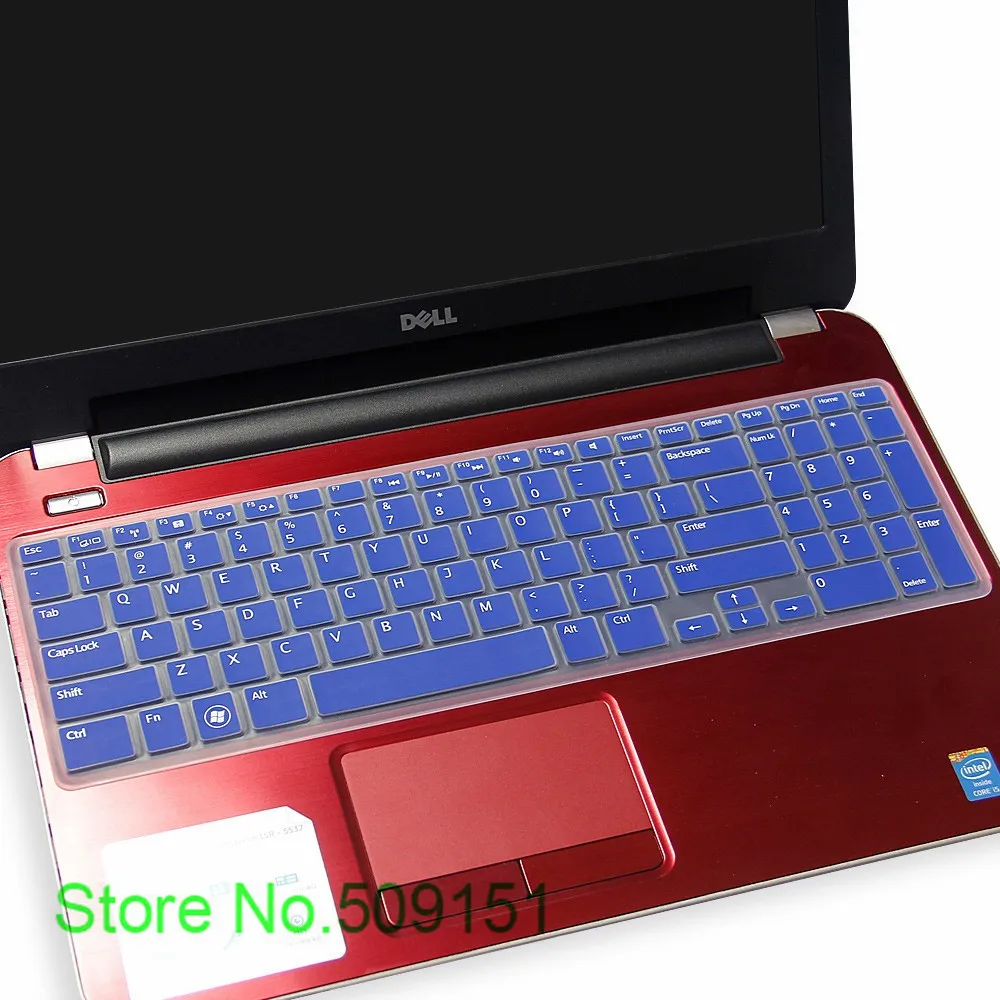 Силиконовая Защитная крышка клавиатуры для Dell Inspiron 15 15R N5110 M511R M5110 5521 M531R 5537 3537 15VD