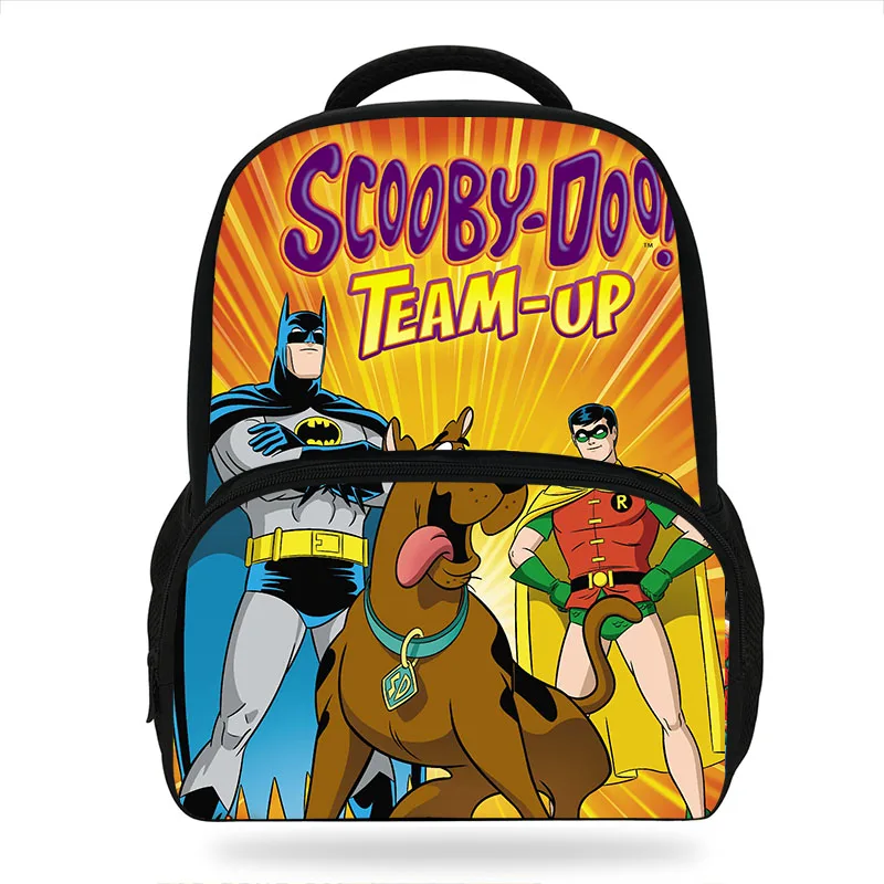 14 дюймов Popluar Scooby Doo Mystery Machine Печатный школьный рюкзак для детей мультяшная