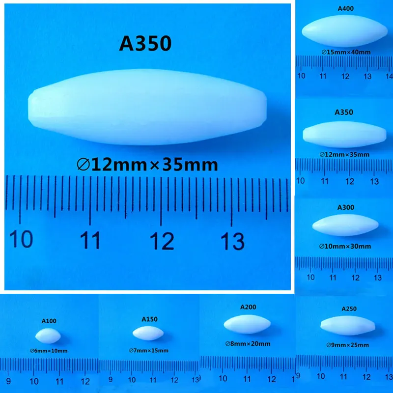 1 шт. тефлоновая магнитная мешалка смеситель мешалка PTFE оливковый конус тип A