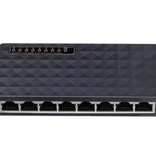 RJ45 8 Порты высокая производительность сетевой коммутатор 10/100 Мбит/с Fast Ethernet умный коммутатор с выходом 5 V 1A DC Мощность адаптер
