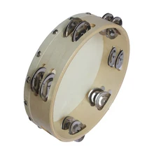 MoonEmbassy " Бубен ручной овчины бубен с колокольчиками металлические Jingles перкуссия подарок на вечерние