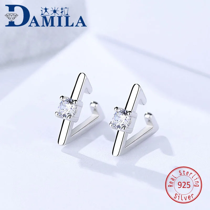1 SILVER clip earrings for women