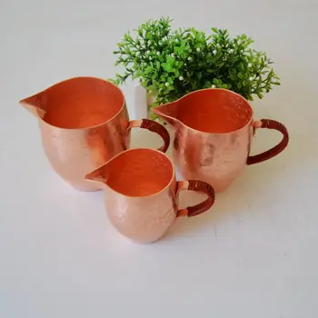

1 PC High Quality Pure Copper Cup Milk Tea Cup Thick Handmade Handle
