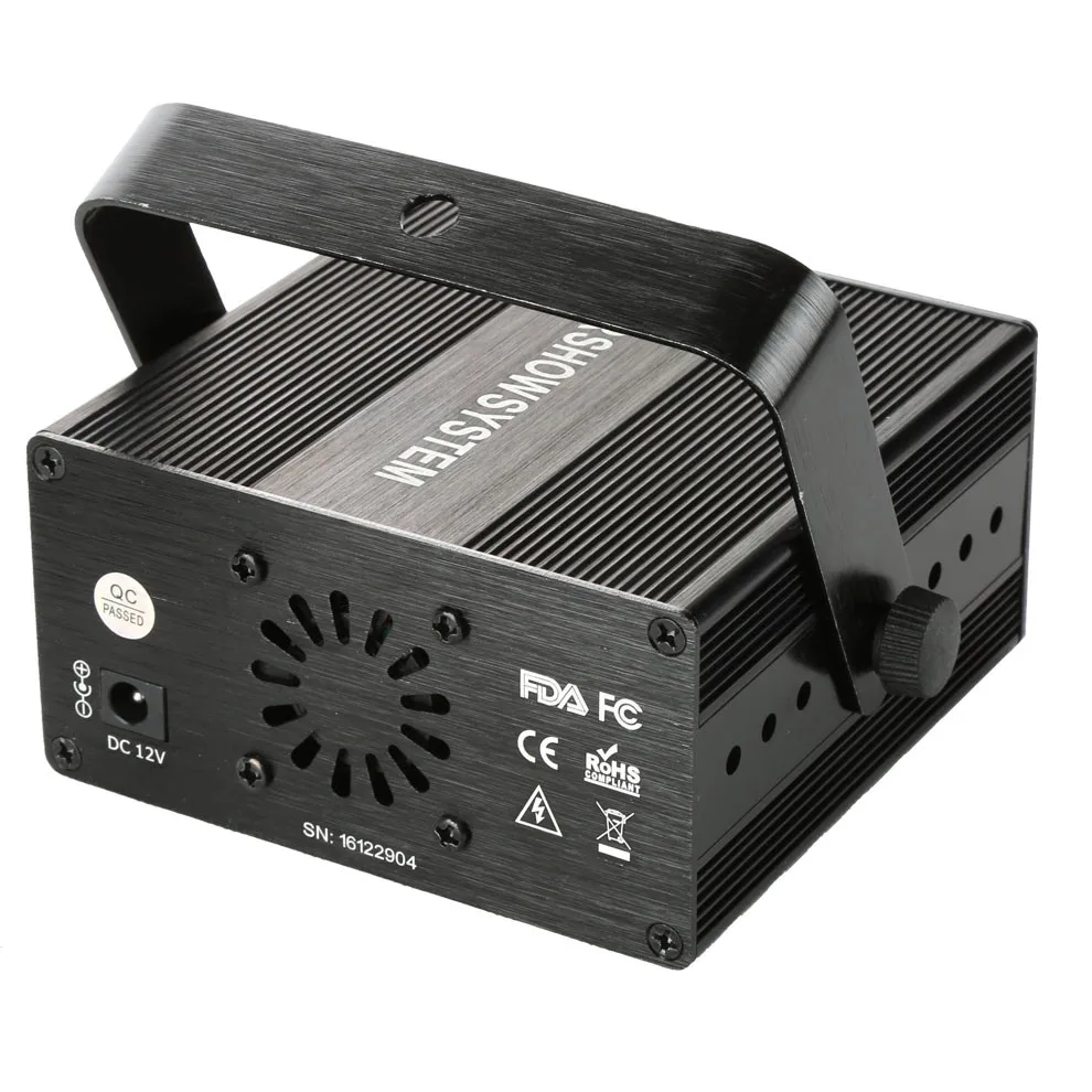 الغريبة 12 أنماط RGB ريموت ليزر مرحلة تأثير الإضاءة DJ ديسكو الرقص مصابيح عطلات جهاز عرض ليزر حزب معدات إضاءة