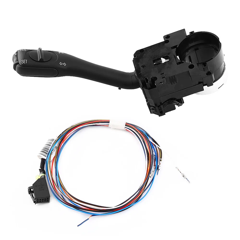 Cruise Switch Cruise Control System Stalk Switch & Harness For VW Golf
