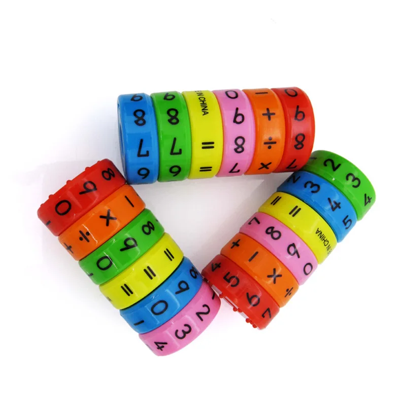 

NEW SALE Children Math Toys education learning Magnetic for kids puzzle cube add subtract multiply and divide toy