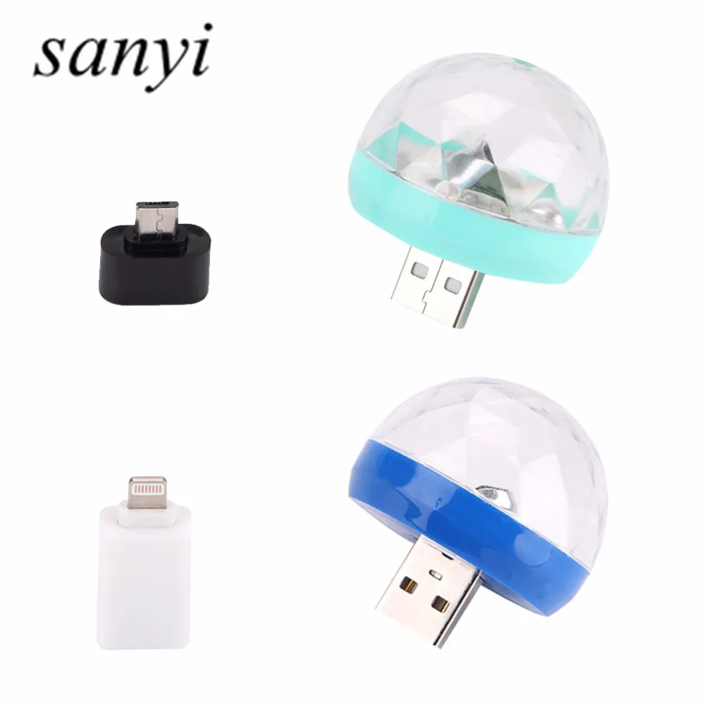مصغرة usb مرحلة rgb led لمبة مصباح ضوء 4 واط dc 5 فولت الموسيقى تحكم الصوت ميكروفون الإضاءة المرحلة ضوء ktv ديسكو الترفيه المنزلي