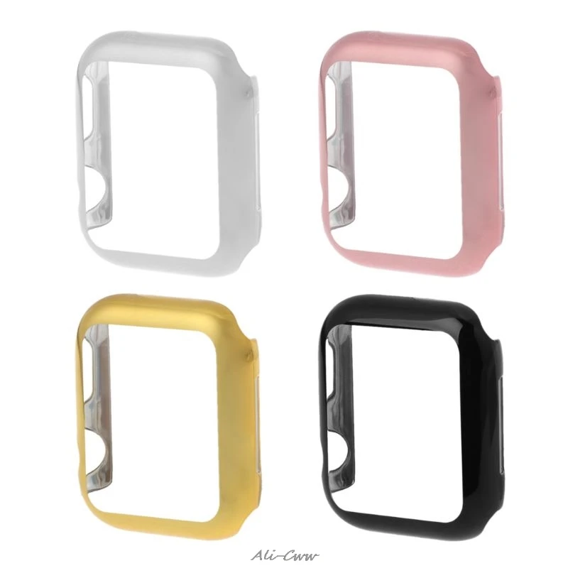 Protective Case Bumper Cover Frame PC Shell Shockproof Smart Watch Accessories for Apple iPhone 4 44mm 42mm