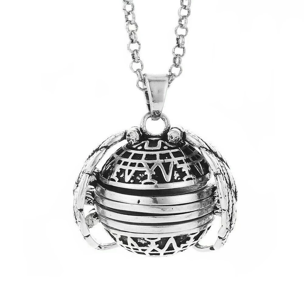 

Angel Wings 4 Photo Living Memory Floating Locket Necklace Magic Locket Multi-layer Folding Photo Locket Necklace for Women