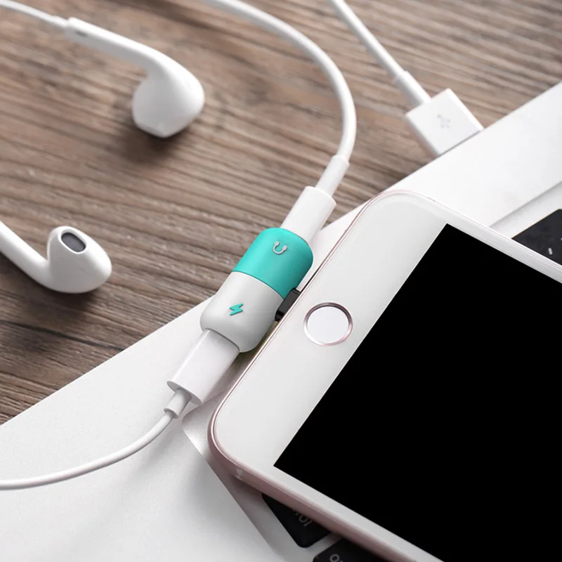 Audio Charge Adapter for iPhone X 7 8 Plus XR XS MAX Charging Headphone Adapter Capsule 2 Double Jack Support IOS 11 Above Audio Charge Adapter for iPhone X 7 8 Plus XR XS MAX Charging Headphone Adapter Capsule 2 Double Jack Support IOS 11 Above