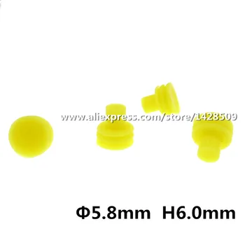 

100Pcs Automotive Plug Dummy Plugs Are Used To Blind Unused Terminal Holes Silicone Rubbers Wire Seal 281934-2
