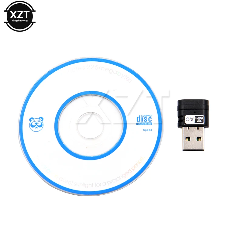 Мини Wi-Fi карта AC600 беспроводной 5 ГГц и 2,4 ГГц двухдиапазонный USB WiFi сетевой адаптер 433 Мбит/с ультра-быстрый