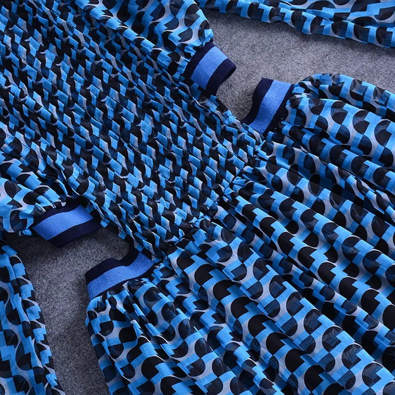 Женское платье с геометрическим принтом длинное облегающее макси в богемном