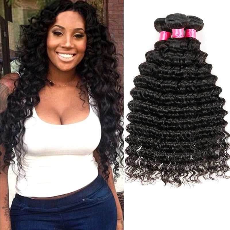 How To Take Care Of Deep Wave Brazilian Hair Unprocessed Virgin Brazilian Hair Deep Wave Brazilian Hair 3 Bundles