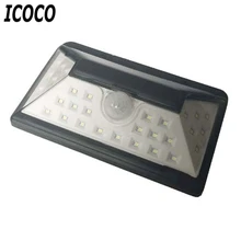 ICOCO 28 светодиодный светильник солнечной энергии яркость человеческого тела датчик индукции крыльцо лампа энергосберегающий сад балкон настенный