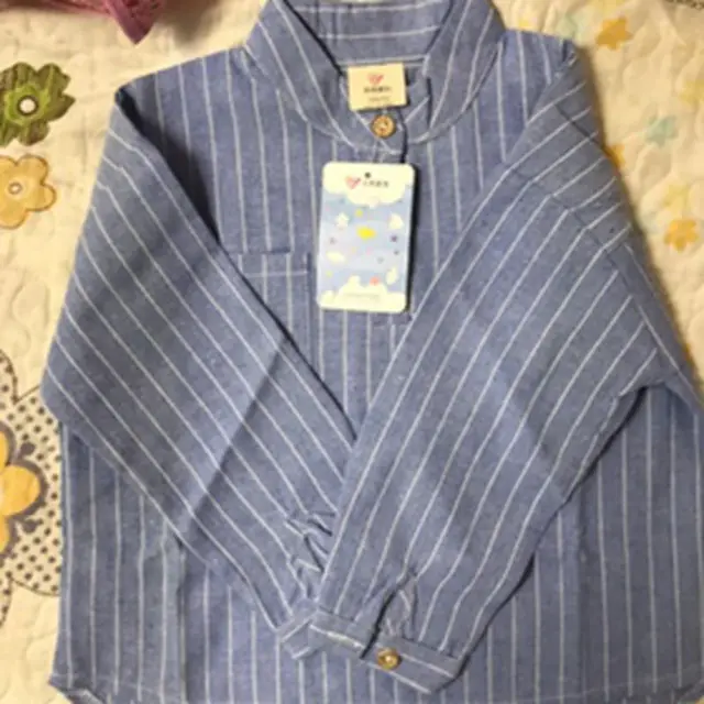 Girls Tops 2018 Spring Autumn Casual 2-10 Years Kids Cotton Clothing Mandarin Collar Long Sleeve Solid Color Strip Shirt Girl