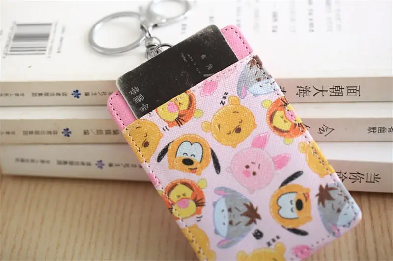 Disney cartoon tsum креативный брелок для карт и удостоверений студенческий набор