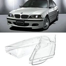 Jeazea автомобиль левая + правая сторона фар объектив для BMW E46 3 серии 325xi 330i 330xi 2002-2004 63126924045 63126924046
