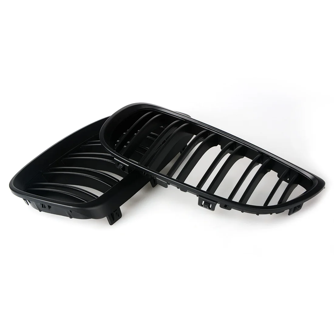 

One Pair Of Car Matte Black Front Grille Grilles For BMW E92 2006-2009