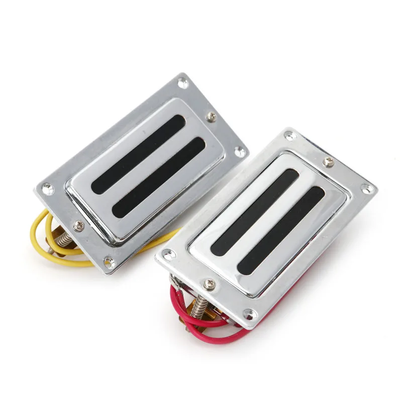 

2Pcs Mini Humbucker Pickups Bridge Neck Set For Rickenbacker Guitar Parts new