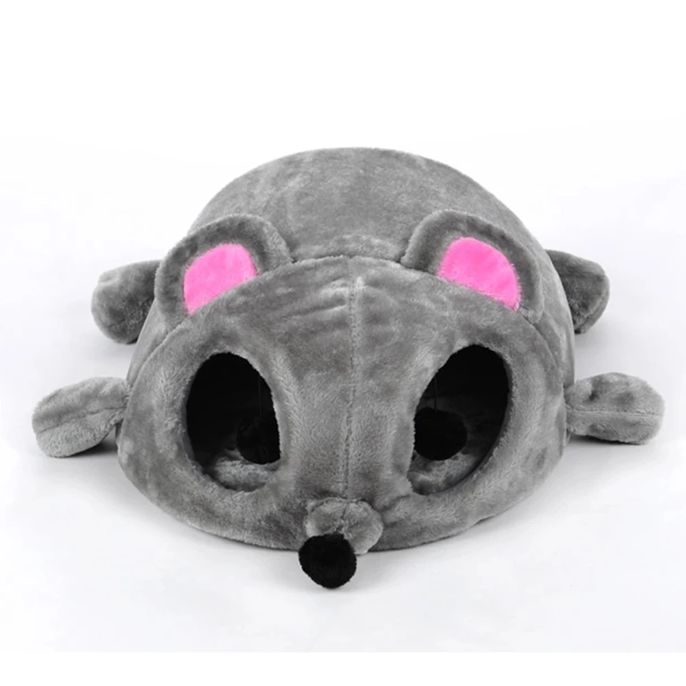 Interesting-Mouse-Pet-House-Bed-For-Small-Cat-Dog-Bed-Cave-Removable-Cushion-Waterproof-Bottom-Cat (1)