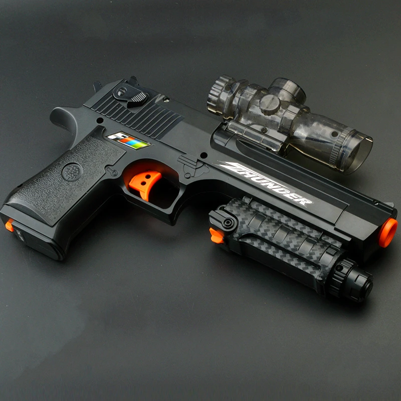 1 CONJUNTO Arma Desert Eagle Elétrico Repetindo Paintball Gun Pistol