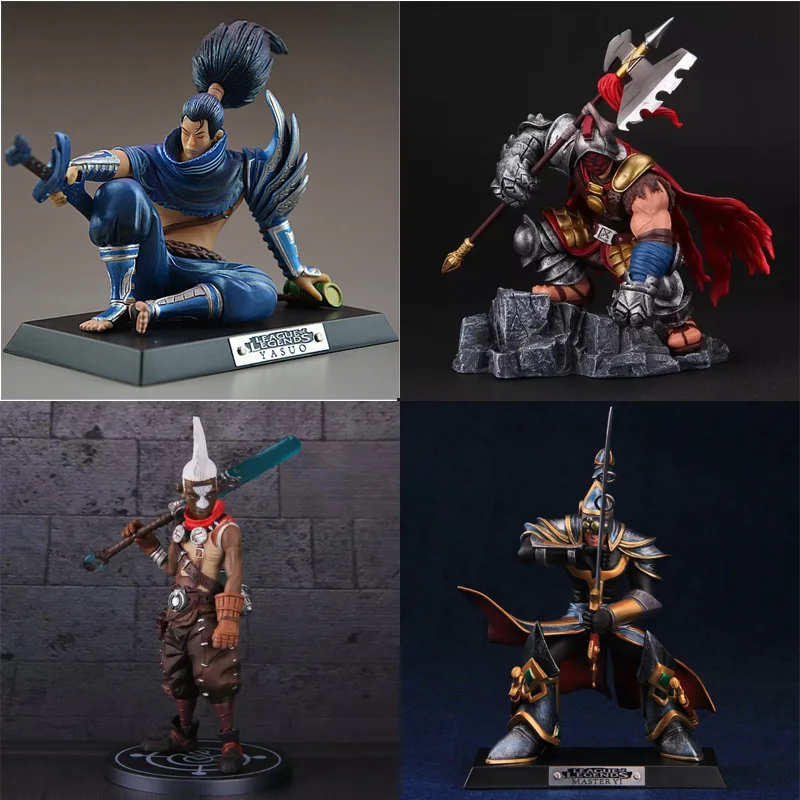 LOL League of Legends экшн игра Jax Yasuo коллекция моделей игрушка фигурка 3D герой аниме