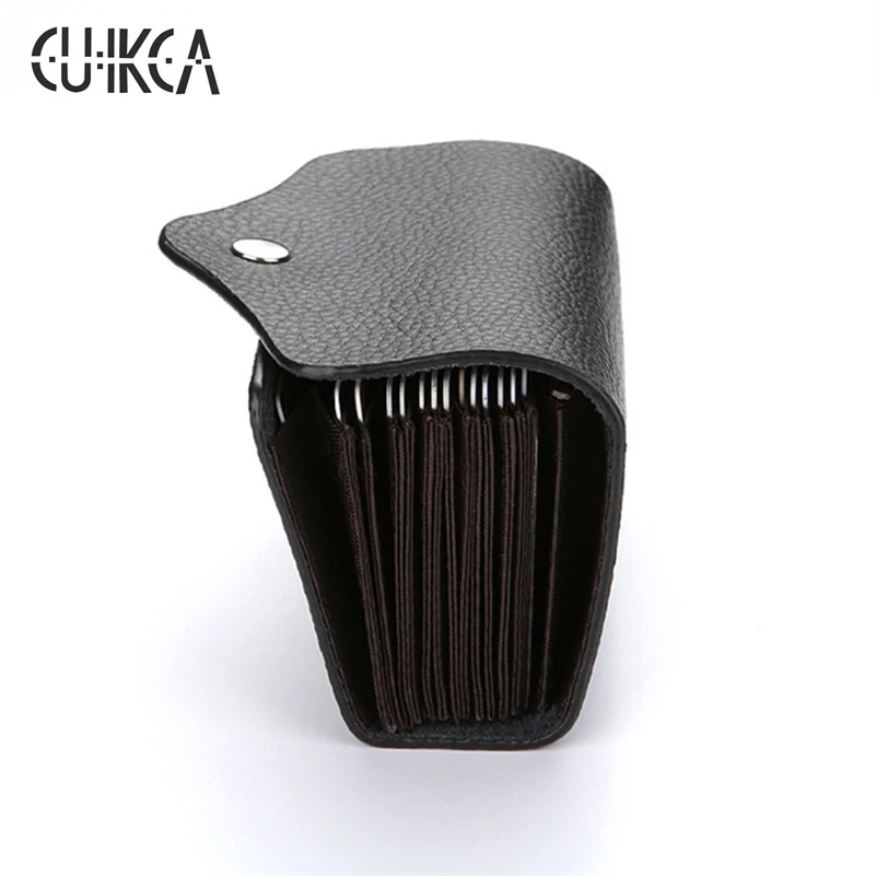 CUIKCA модные высококачественные кошельки из спилка для кредитных монет короткий