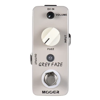 

MOOER GREY FAZE Fuzz Guitar Effect Pedal True Bypass Full Metal Shell With true bypass footswitch LED indicator light