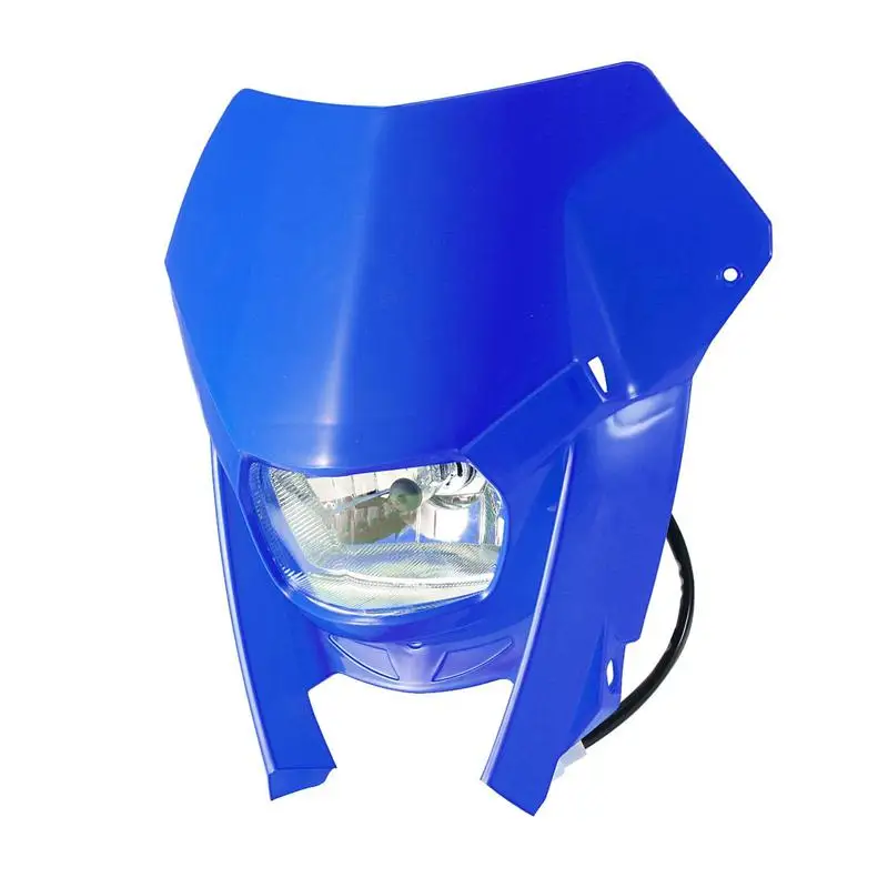 12V Blue Motorcycle Headlight Fairing Kit With City Light Enduro Style Halogen Bulb For Yamaha