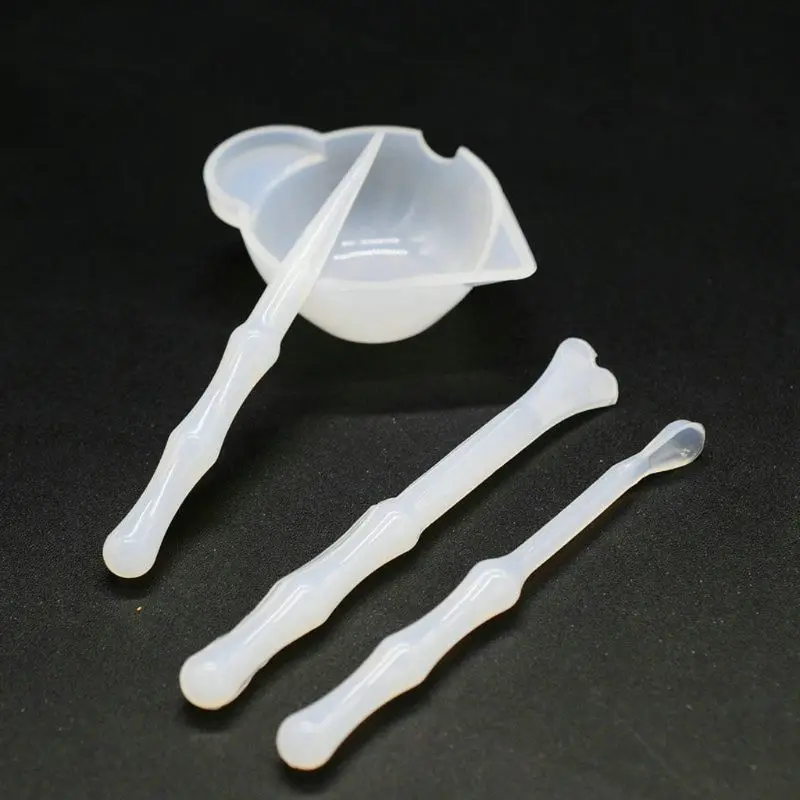 

UV Resin Mold DIY Casting Jewelry Tool Kit Including Silicone Cup Stirrers Spoon
