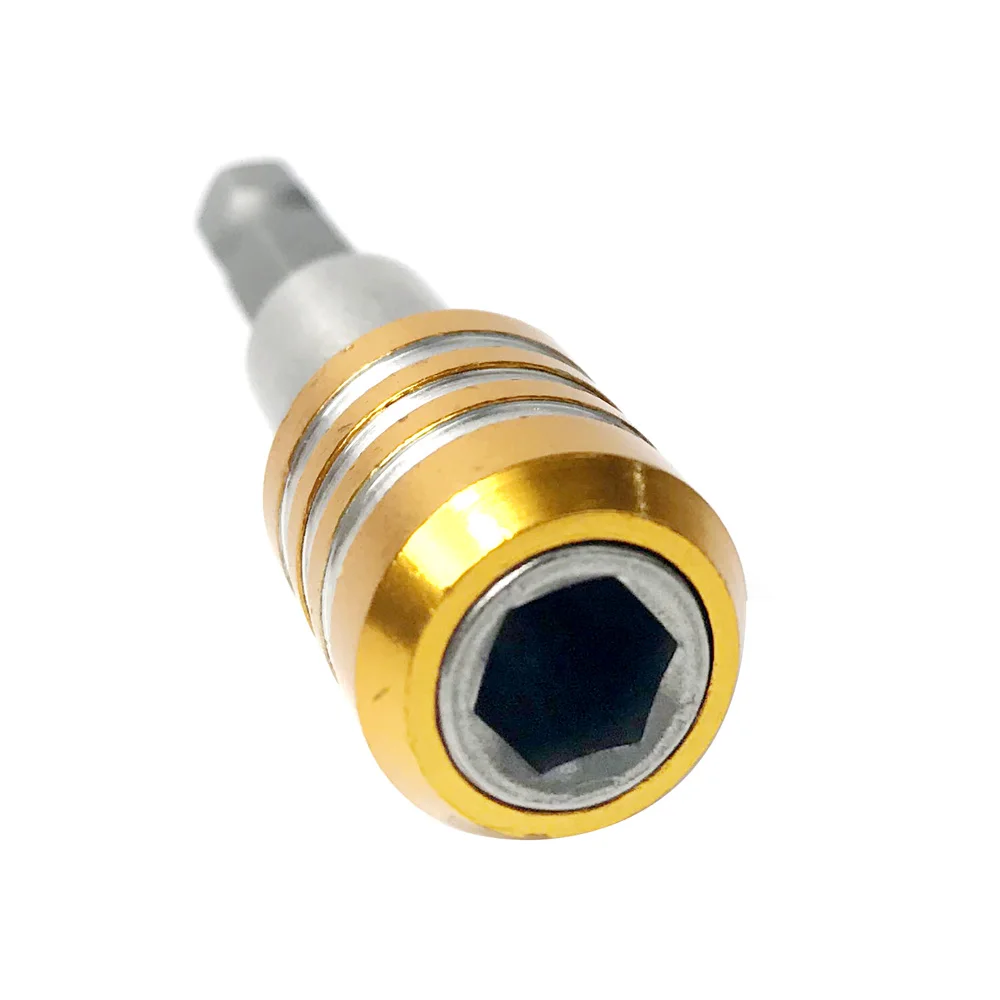 

Screwdriver bits Mayitr Quick Release Magnetic Screwdriver Bit Holder 1/4" Hex Shank 60mm Length Drill Bit Holders