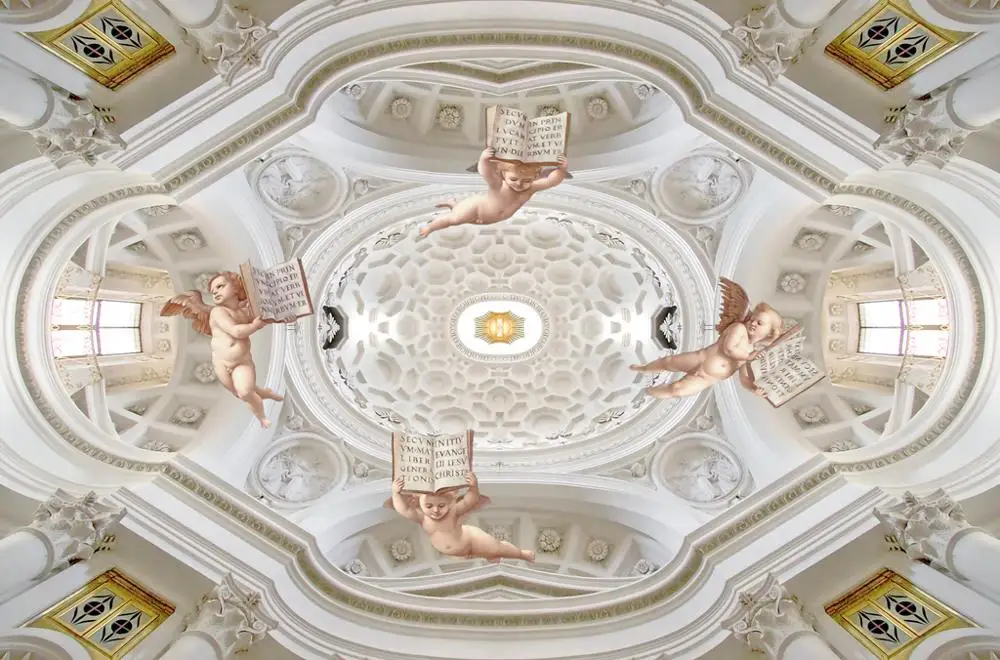 Европейский ангел пользовательские фото 3d занавески для гостиной спальни 3D