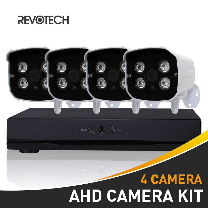 

4CH 1080P CCTV AHD Camera Surveillance System Kit 60ft Cable HD 4 Channel 1080N DVR 4PCS Sony IMX323 2.0MP Camera Security Kits