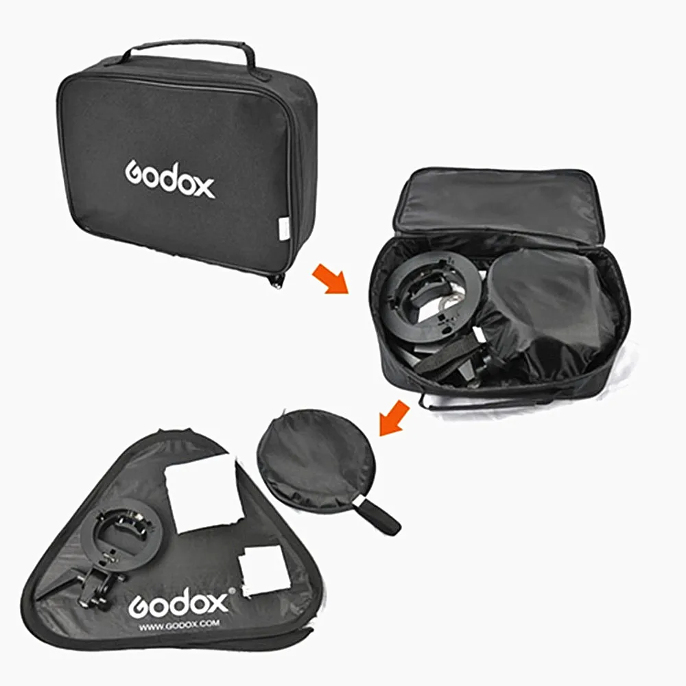 Godox Студия фото Flash софтбокс свет комплект 60x60 см/24 \