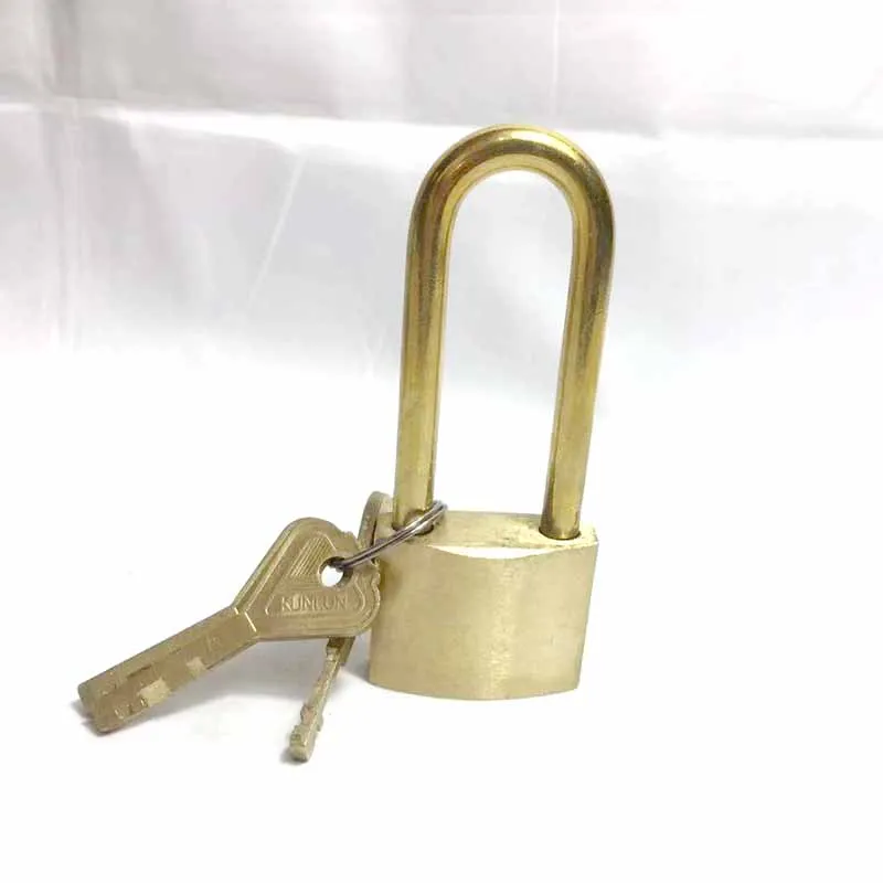 

Solid brass door lock gate lock security door lock warehouse garden garage padlock lock for door lock for door