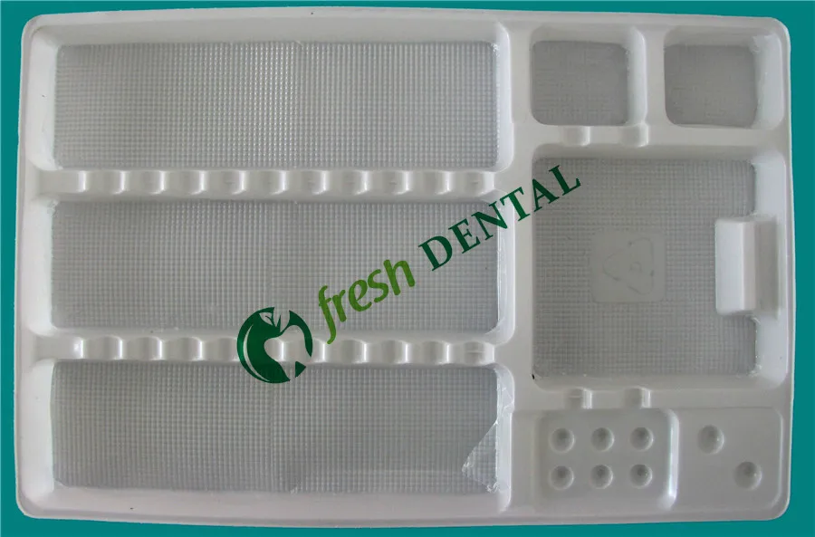 Bandeja de Paletes de Plástico Bandeja Dental Consumível Descartável Separados Colocados Aparelhos Instrumentos Odontológicos Autoclavable Sl408 500 Pcs 7 500 pcs bandeja dental consumível descartável bandeja