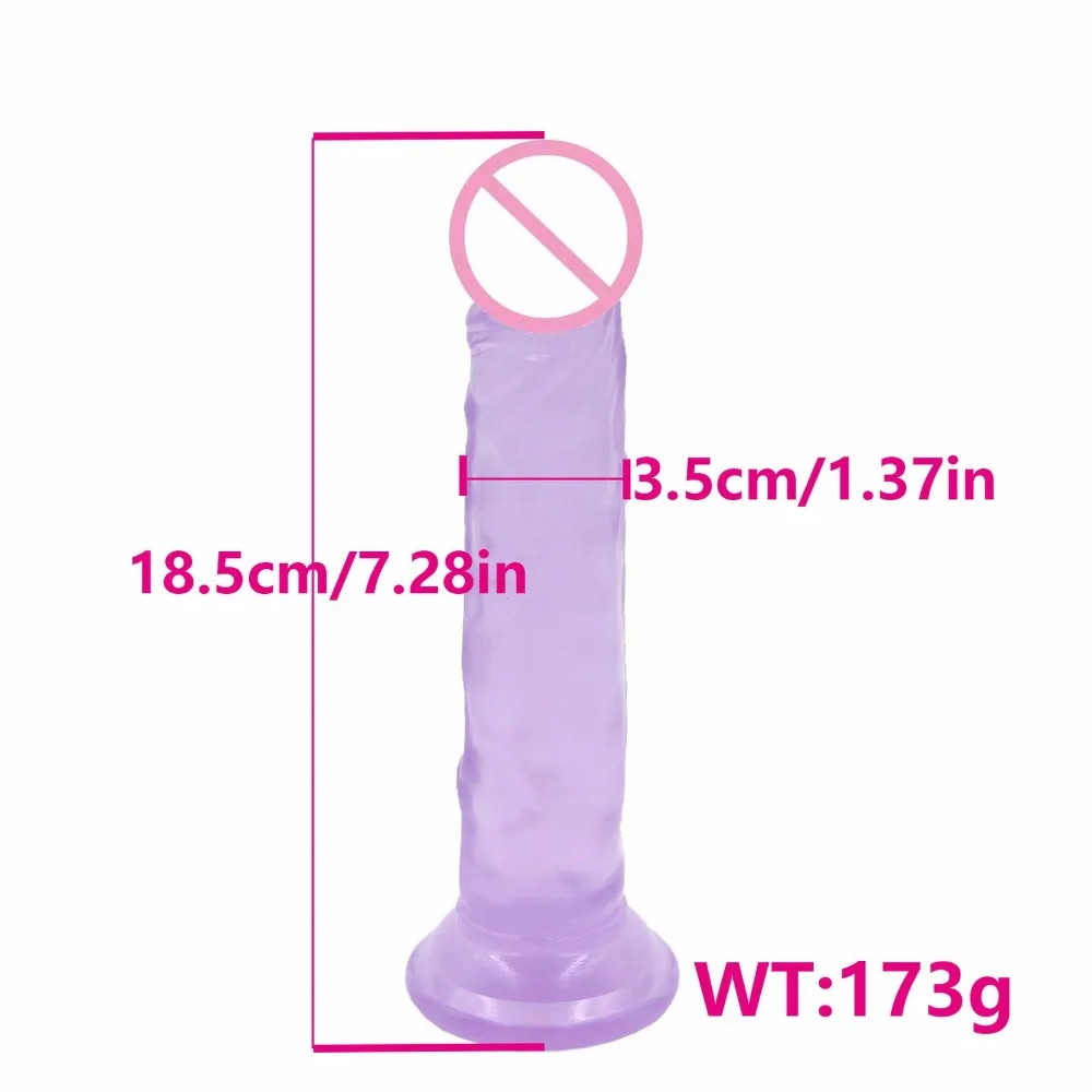 Большой реалистичный фаллоимитатор 7 28 дюйма гибкий Пенис с сильной присоской