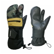 Jackcome лыжные перчатки Зимние виды спорта водонепроницаемые лыжные перчатки для сноуборда ветрозащитные кожаные теплые Сноубординг снегоходные перчатки