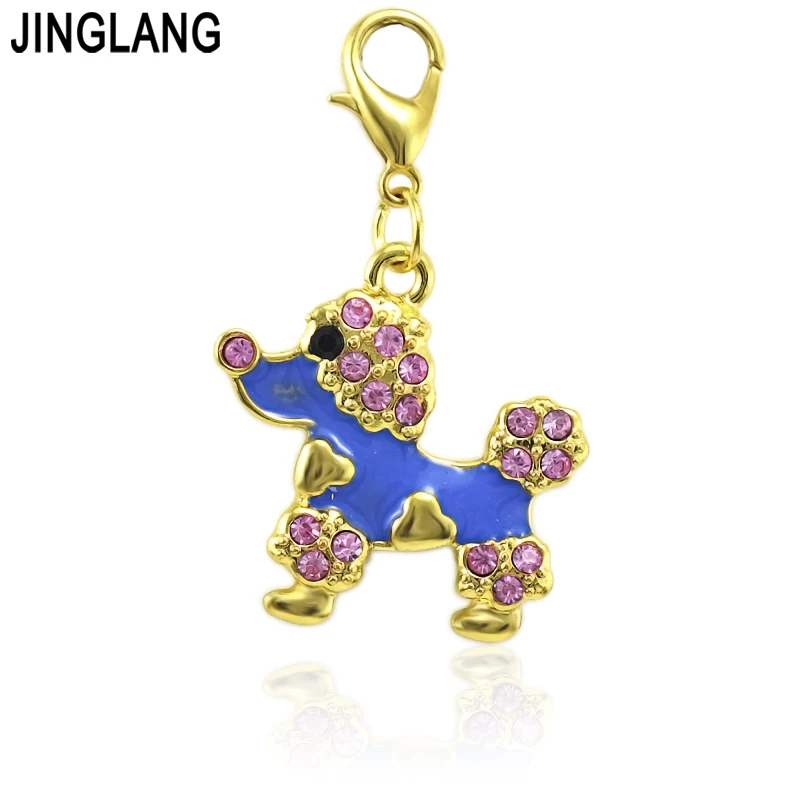 JINGLANG 50 штук DIY модные ювелирные изделия собака шармы для сумки кулон в виде собаки