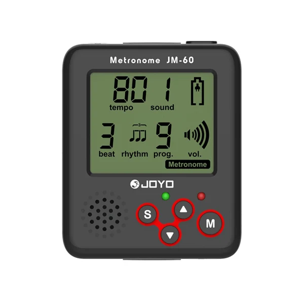 

Joyo JM-60 Mini Clip-On Digital LCD Chromatic Real Voice Sound Metronome