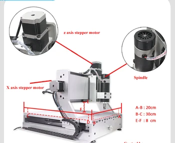 

3020 CNC ROUTER ENGRAVING MACHINE CARVING COVER PLATES DESKTOP PROFESSIONAL 3020 engraving machine