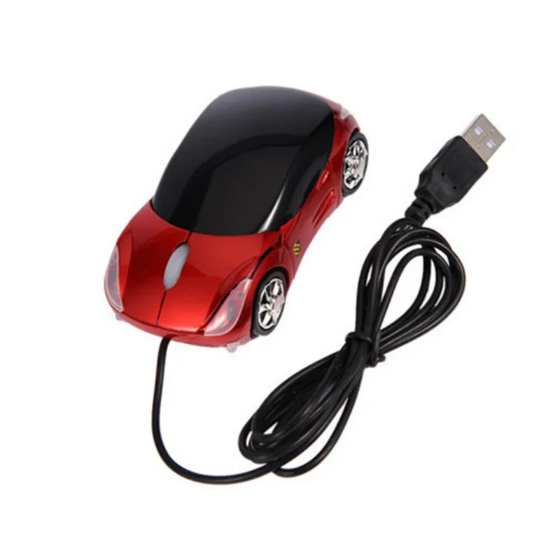 BinFul новая 3D оптическая USB Проводная мышь 1600 dpi Автомобильная форма для ПК ноутбук компьютер черный автомобиль-Стайлинг мышь